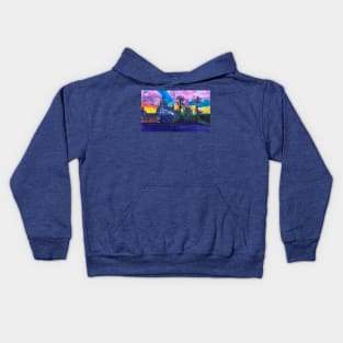 Pasadena City Hall Sunset Kids Hoodie